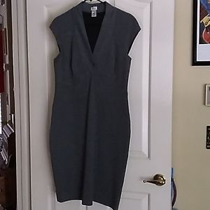 Cache Grey dress, cap sleeves